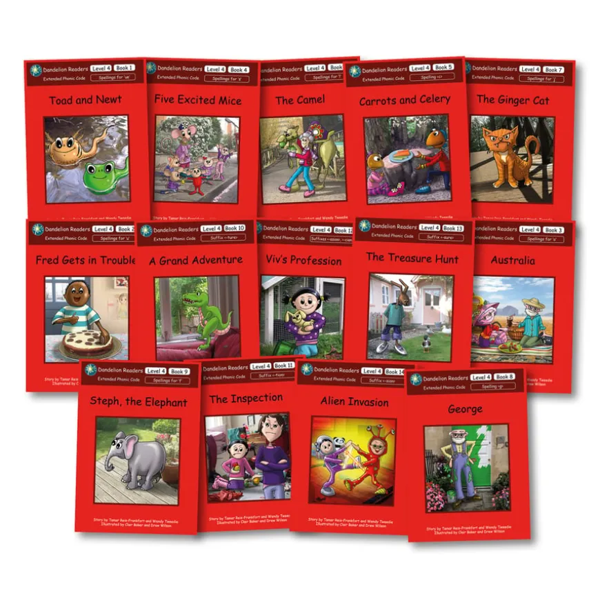 Dandelion Extended Phonic Readers Decodable Book Packs