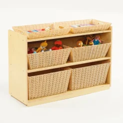 Deep Shelf Wooden Bookcase H610 x W920 x D330mm