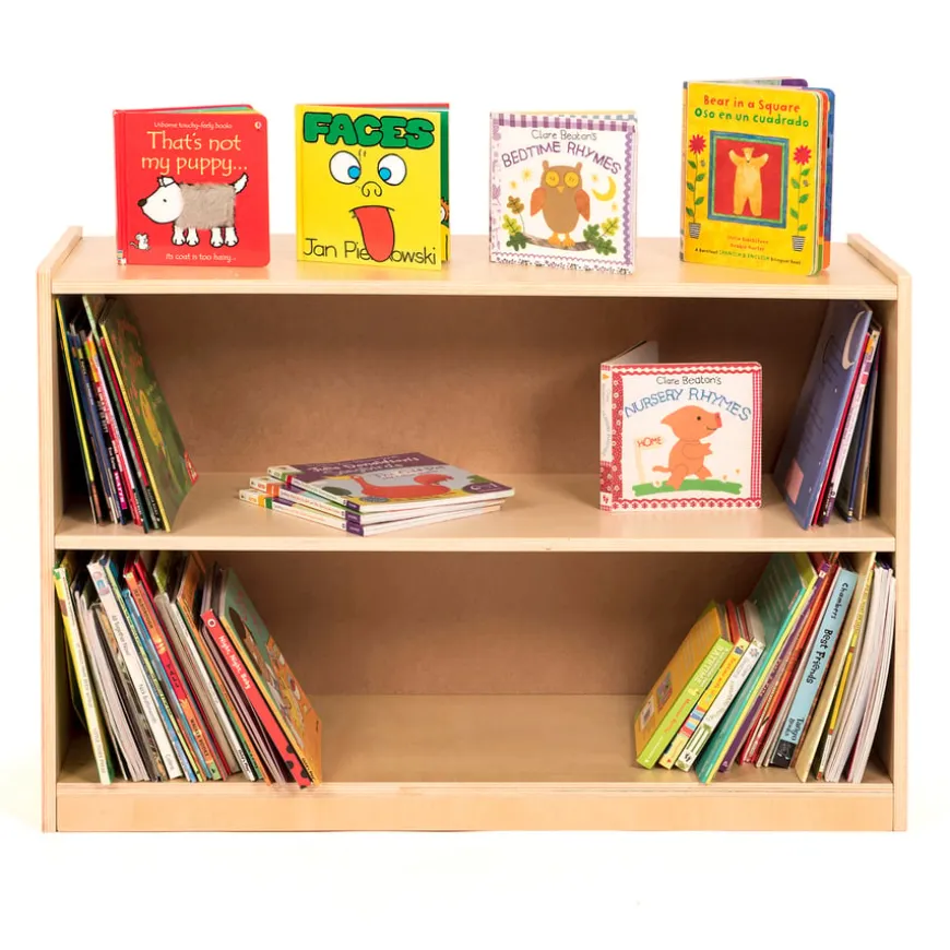 Deep Shelf Wooden Bookcase H610 x W920 x D330mm