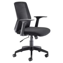 Denali Mid Back Chair - Black Mesh