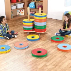 Donut Floor Cushions and Trolley 24pk