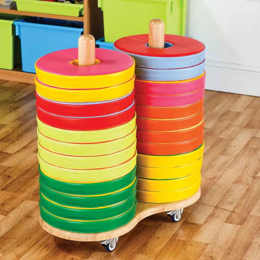 Donut Floor Cushions and Trolley 24pk