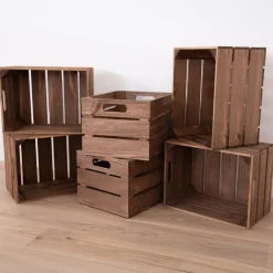 Double Sided 6 Crate Mobile Unit