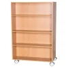 Double Sided Mobile Bookcase 1500mm(h)
