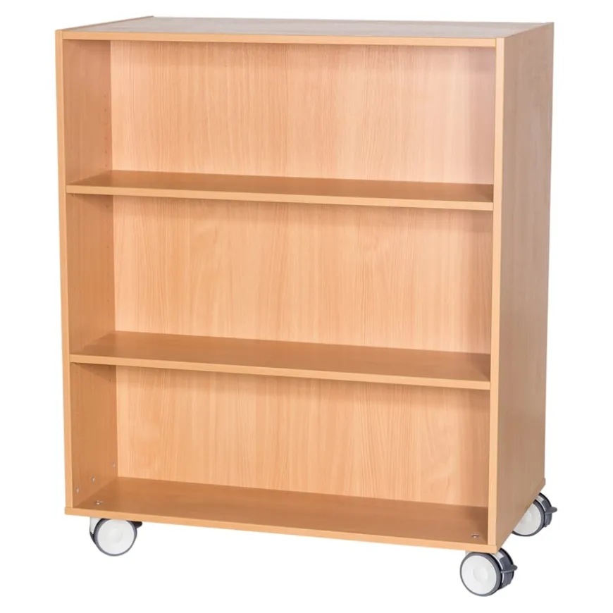 Double Sided Mobile Bookcase 1200mm(h)