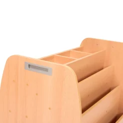 Double Sided Mobile Bookcase Storage Unit H700mm