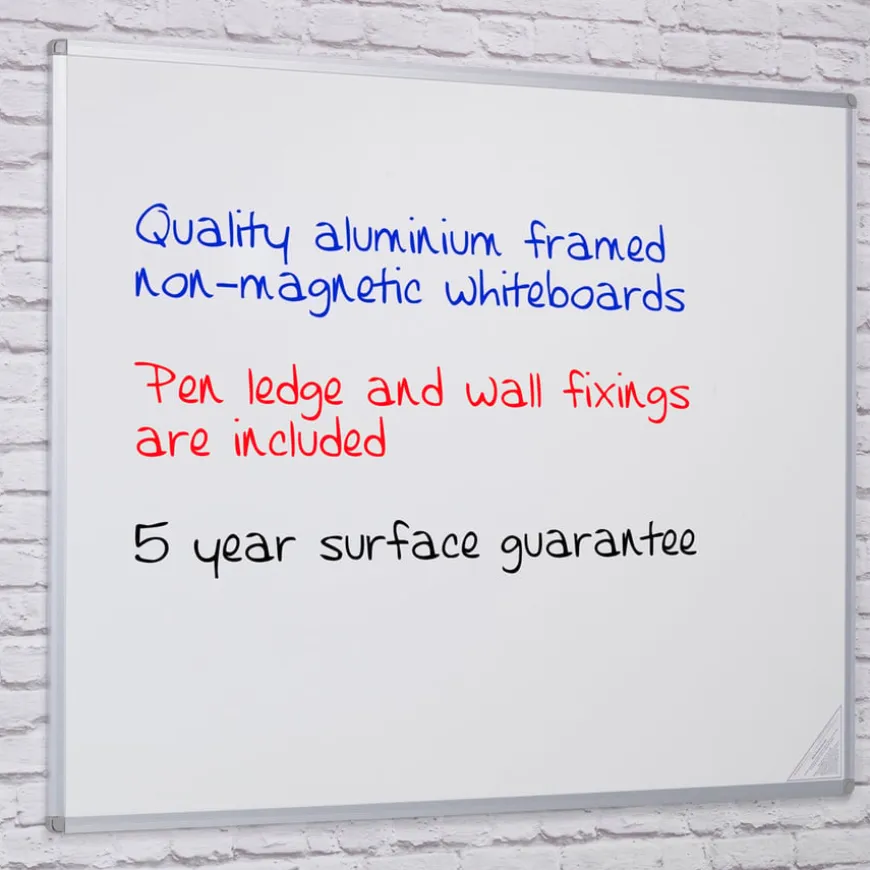 Double Sided Non Magnetic Whiteboard