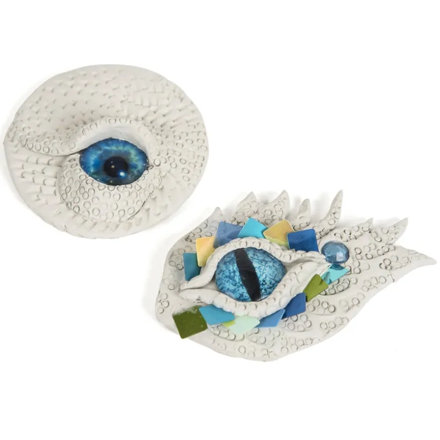 Dragon Glue-On Glass Eyes Assorted