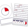 Dry Erase Fractions, Decimals & Percentages Board Class 30pk