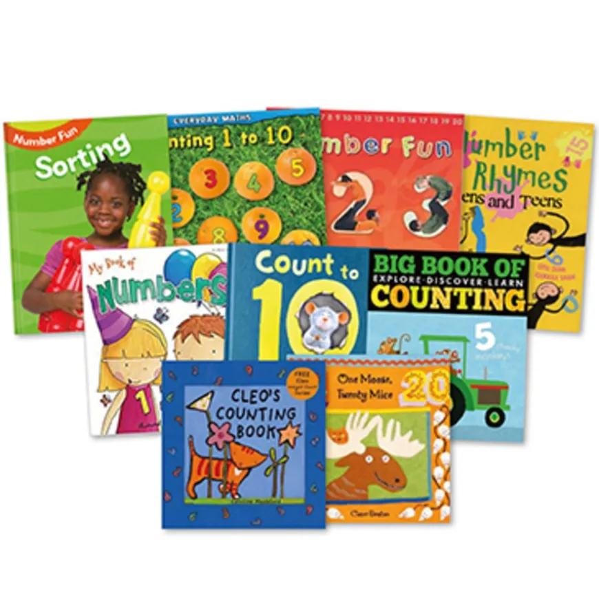 Early Years Counting Number Books 9pk