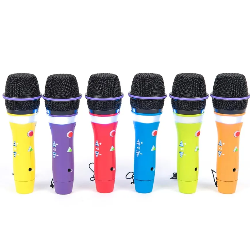 Easi-Speak Bluetooth Rainbow Microphones 6pk