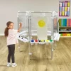 Easy Clean Multi-Panel Acrylic Art Easel 6 Sided