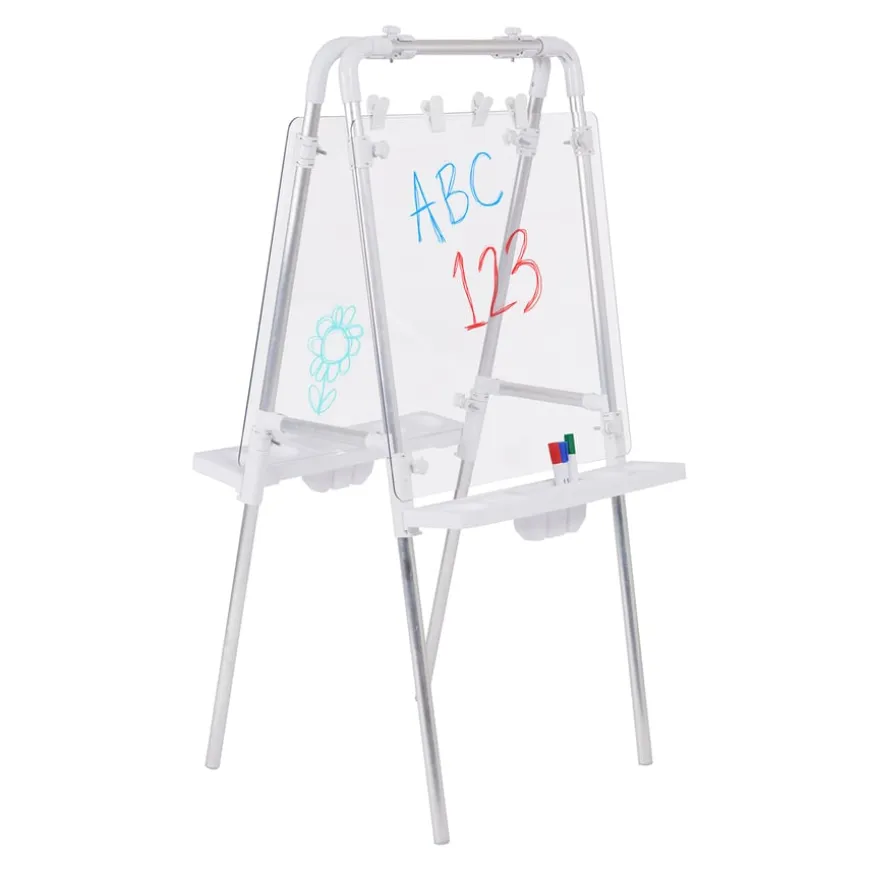 Easy Clean Multi-Panel Acrylic Art Easel - 2 Sided