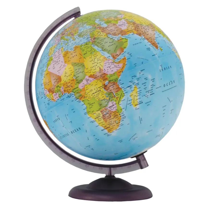 Economy Political World Globes with Stand