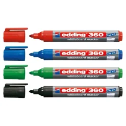 edding360 Board Marker Colours Bullet Tip 100pk
