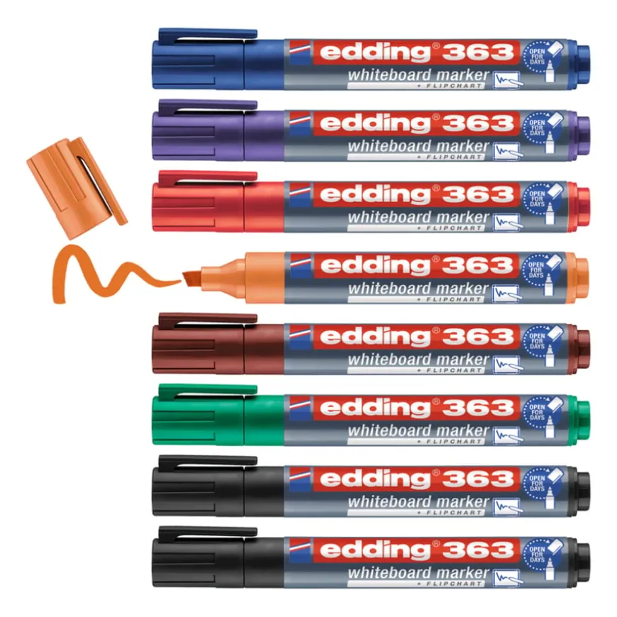 edding e-363 Assorted Board Marker 8pk