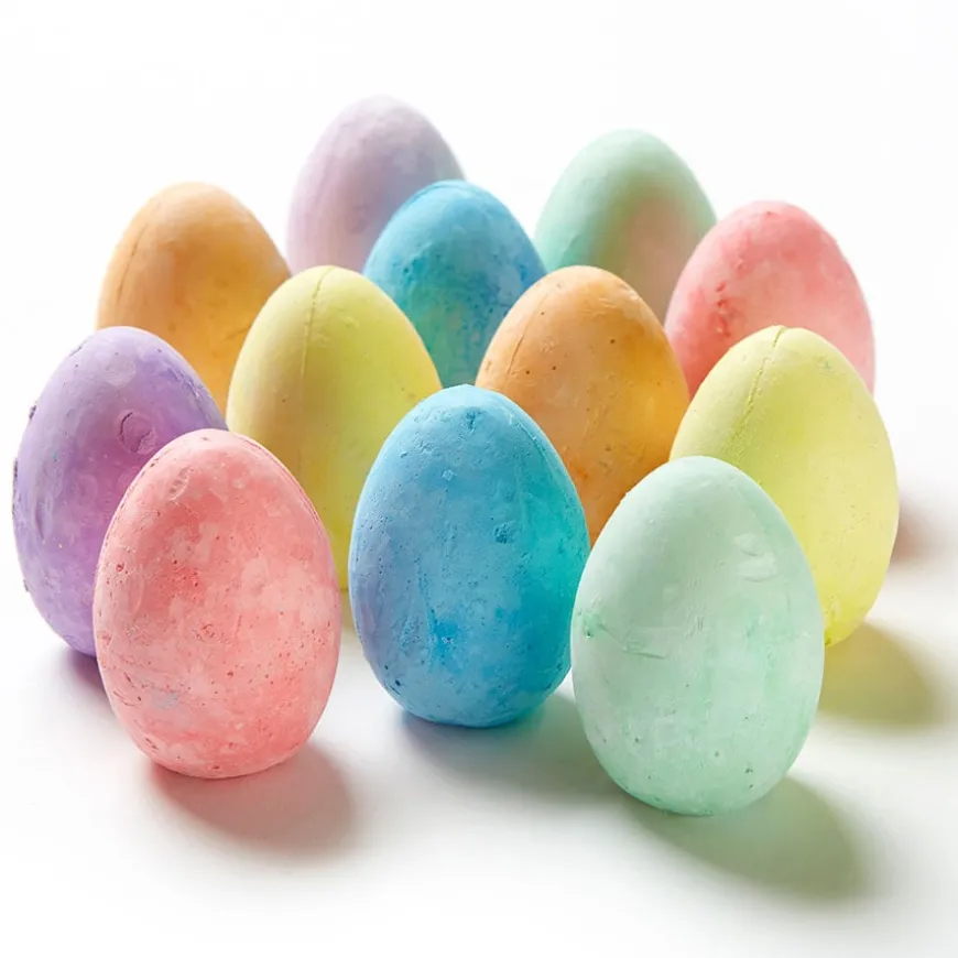 Egg Shaped Chalks Assorted