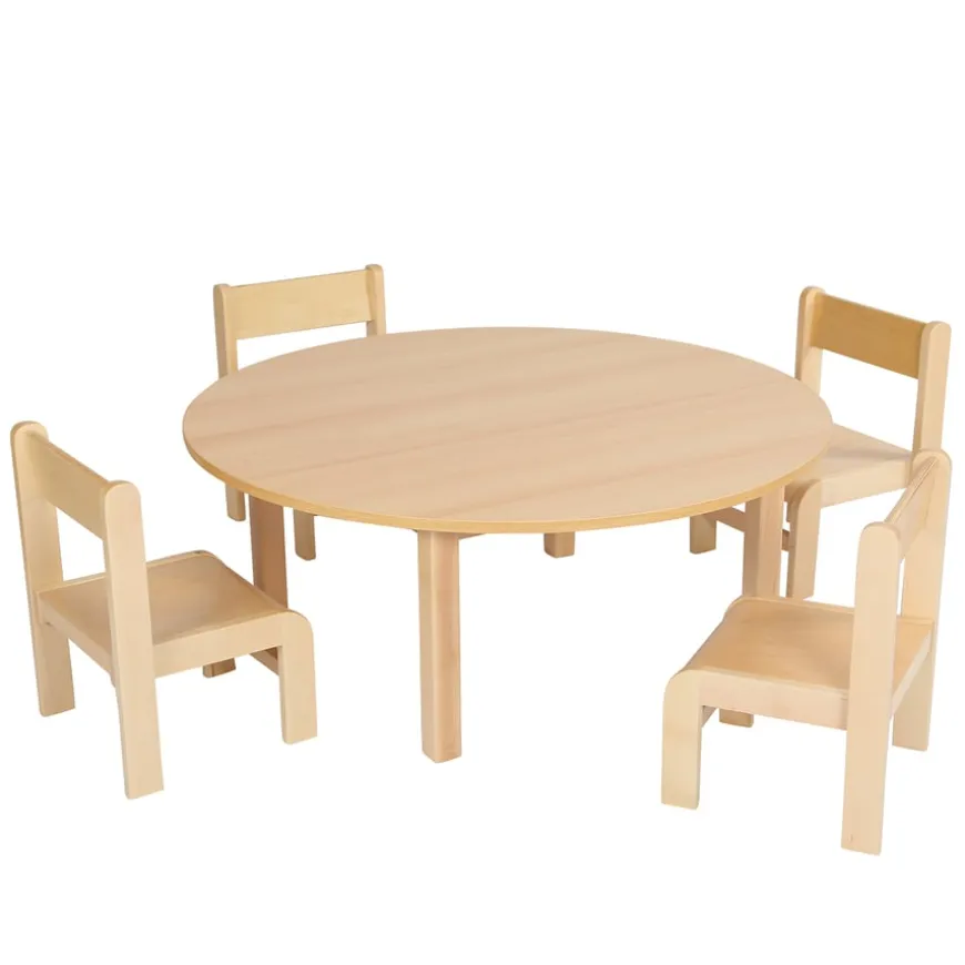 Essentials Beech Circular Table