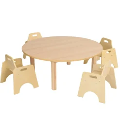 Essentials Beech Circular Table