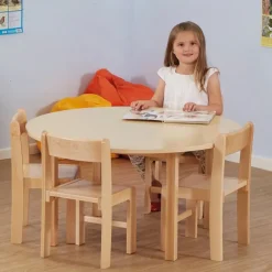 Essentials Beech Circular Table
