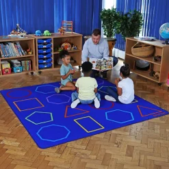Essentials Geometric Shapes Carpet 2m x 2m