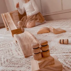 Explore Nook Construction Large Wooden Ball Run