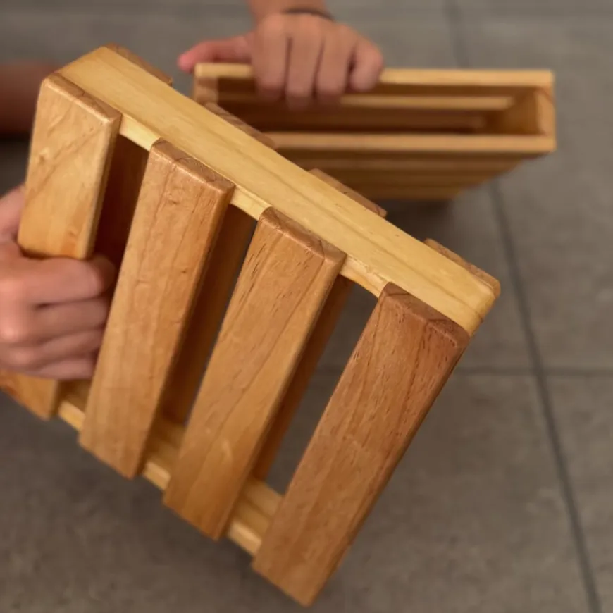 Explore Nook Construction Mini Wooden Play Pallets 2pk