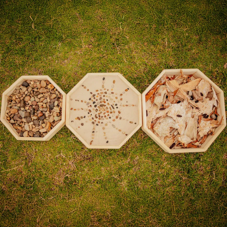 Explore Nook Play Timber Tuff Trays 3pk