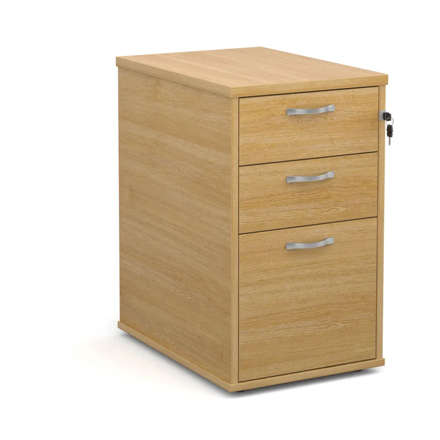 Express Low Mobile Wooden Desk Pedestal