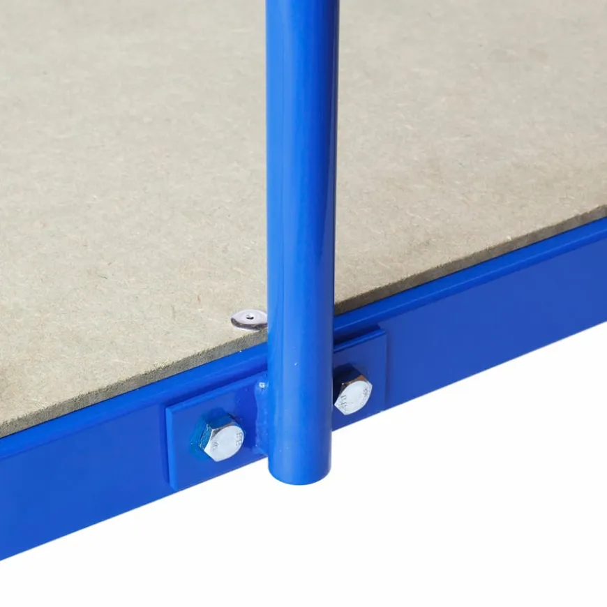 Extra Large Flat Bed Horizontal Gym Mat Trolley 1.8 x 1.2m