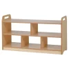 Extra Wide Wooden Open Storage Unit