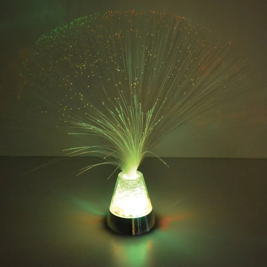 Fibre Optic Lamp with Colour Changing Base