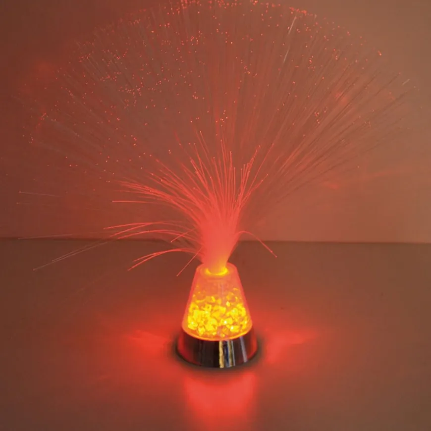 Fibre Optic Lamp with Colour Changing Base
