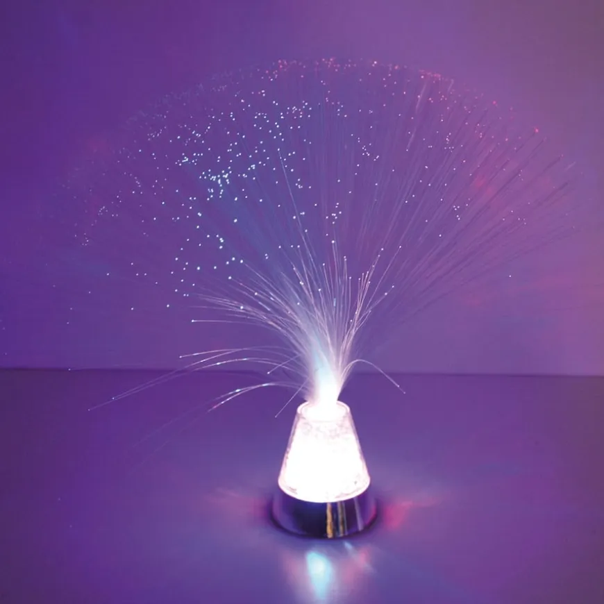 Fibre Optic Lamp with Colour Changing Base