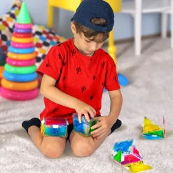 Fidgety Fingers Gel Shapes 4pk