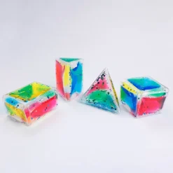 Fidgety Fingers Gel Shapes 4pk