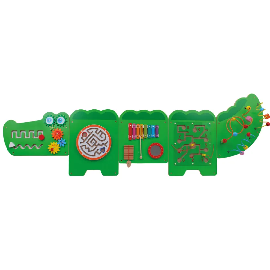 Fine Motor Crocodile Wall Panel