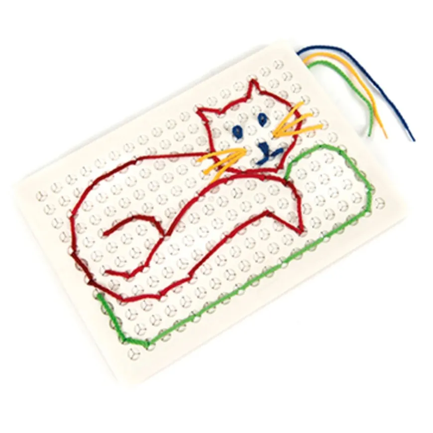 Fine Motor Pattern Threading Boards 4pk
