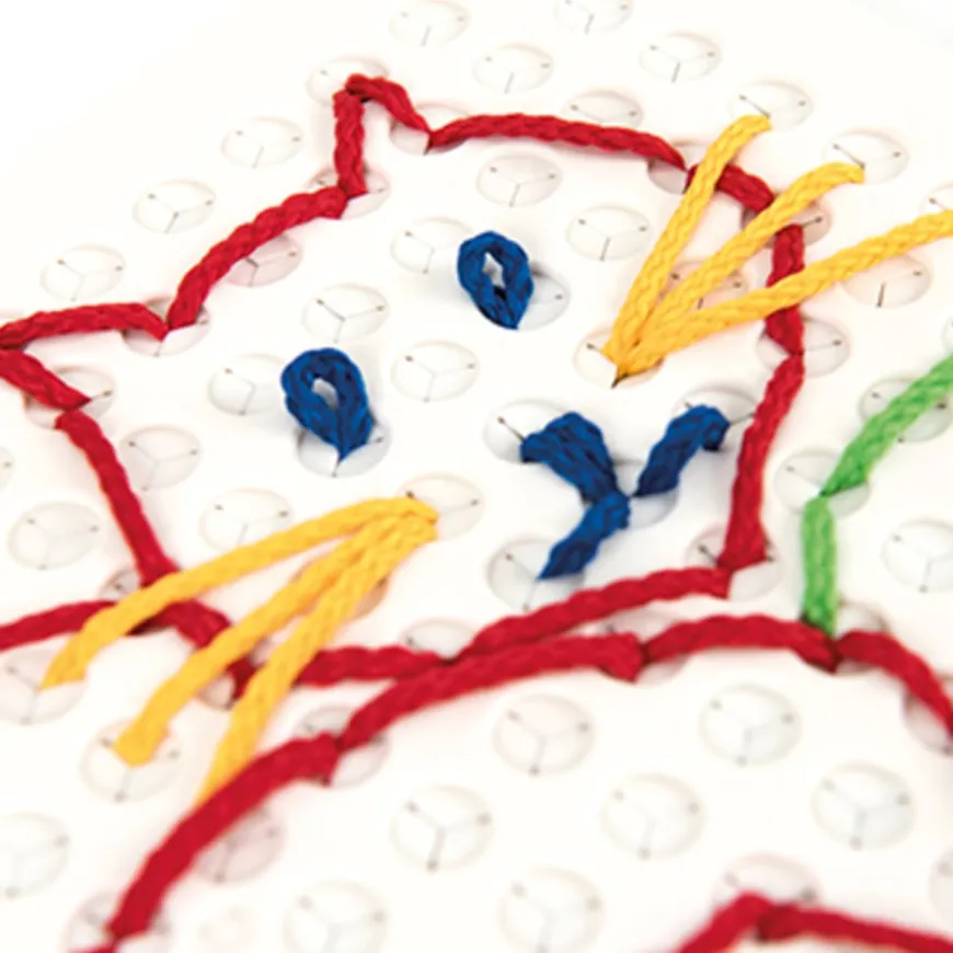 Fine Motor Pattern Threading Boards 4pk