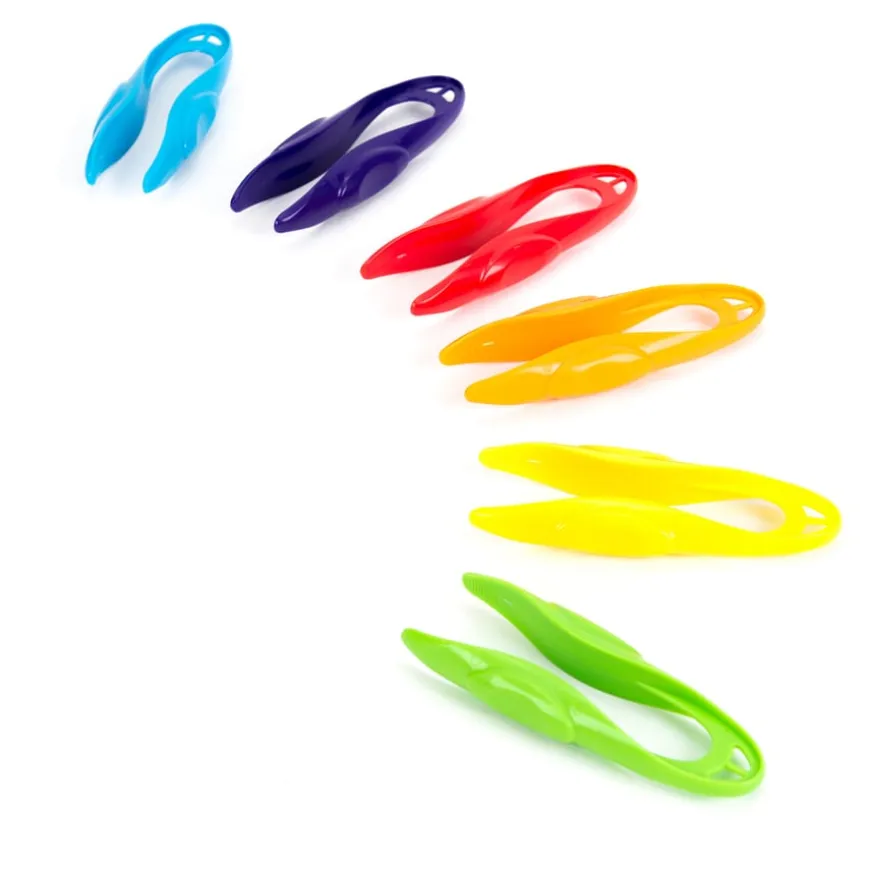 Fine Motor Plastic Grasping Tweezers 12pk