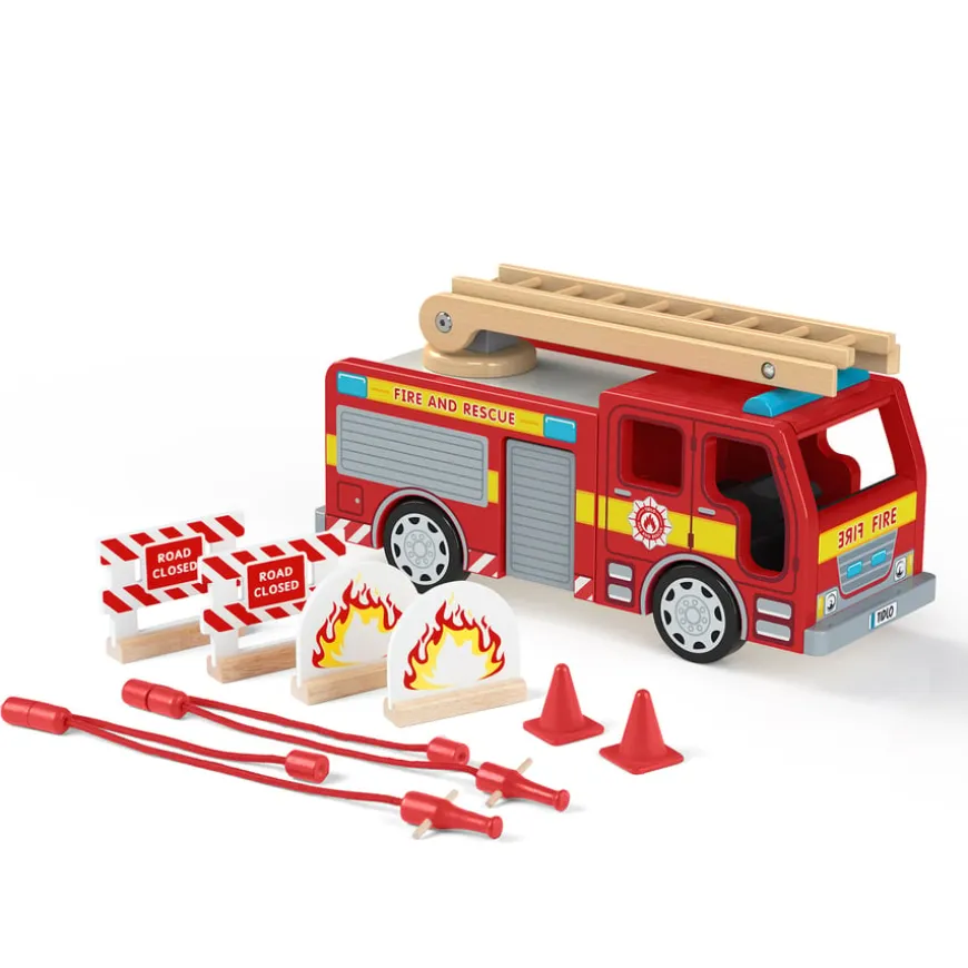 Fire Station, Firefighters, Truck and Accessories