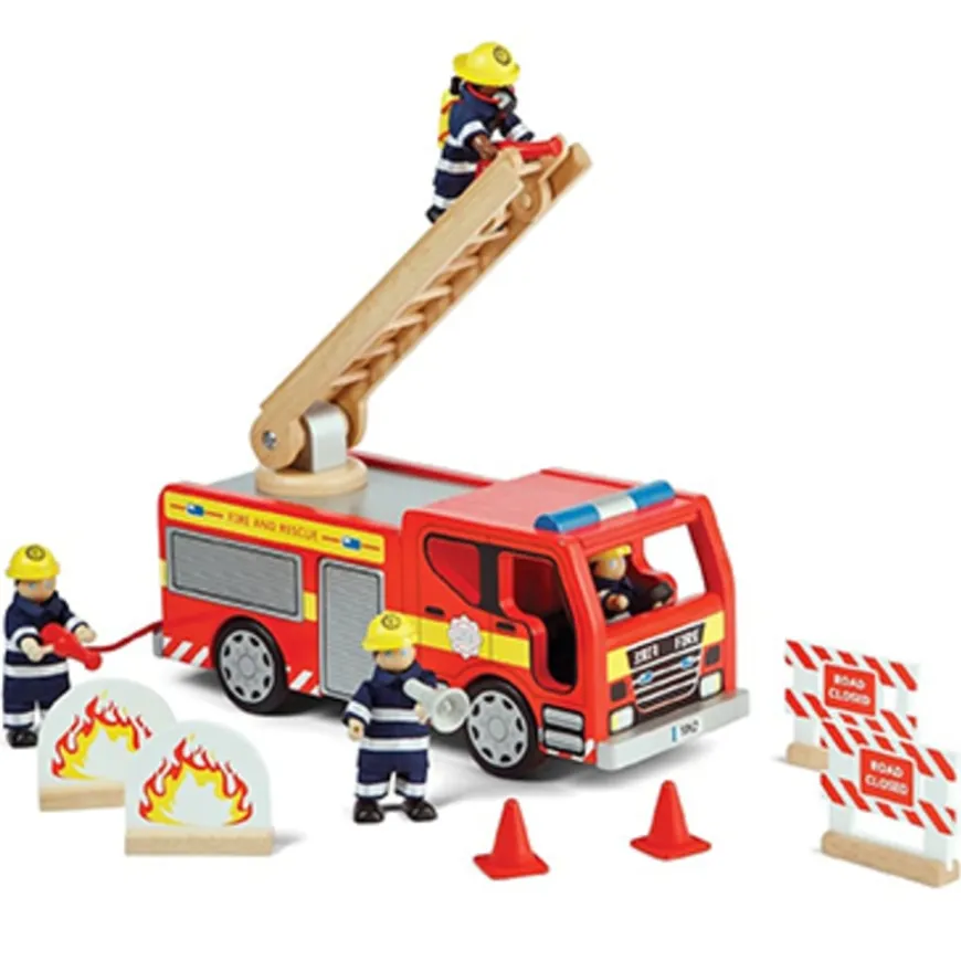 Fire Station, Firefighters, Truck and Accessories