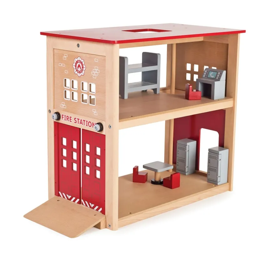 Fire Station, Firefighters, Truck and Accessories