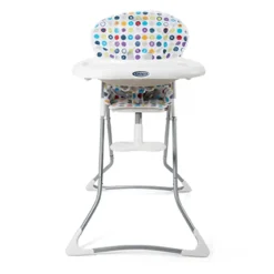 Folding Patterned Baby Highchair