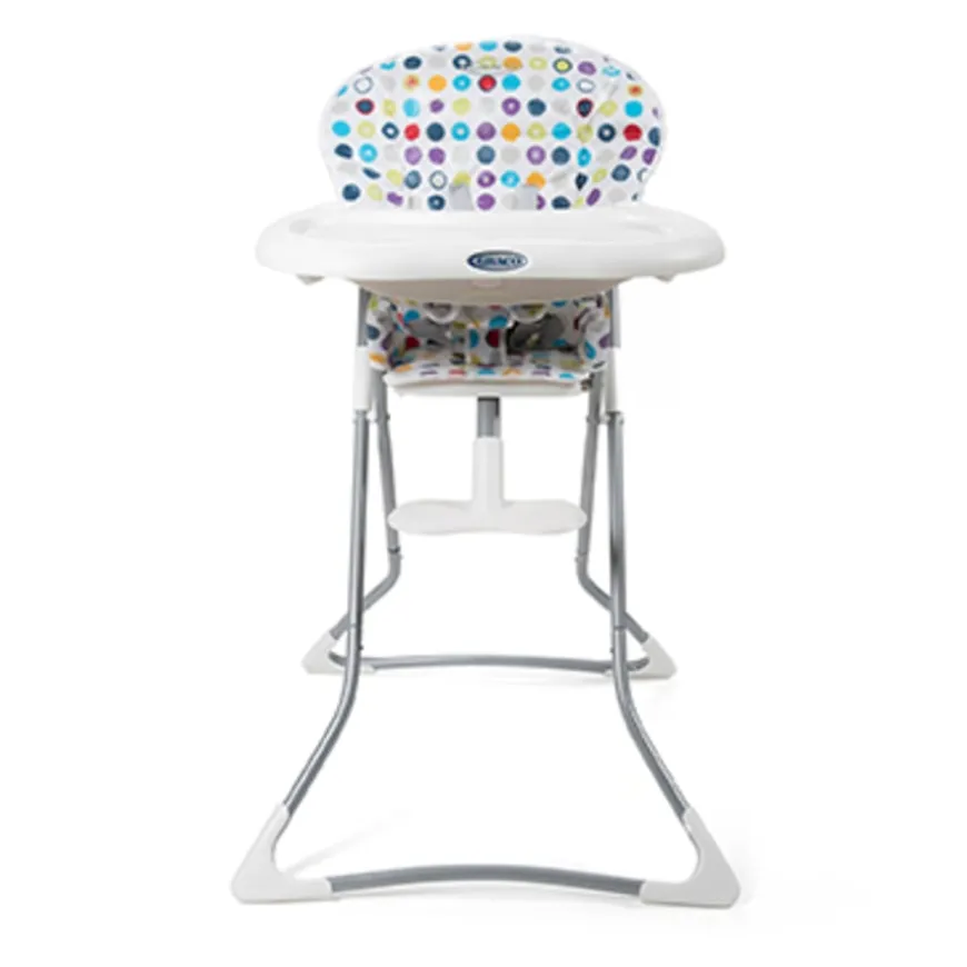 Folding Patterned Baby Highchair