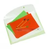 Foolscap Plastic Wallet Folder A4 Pastel