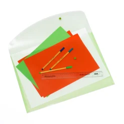 Foolscap Plastic Wallet Folder A4 Pastel