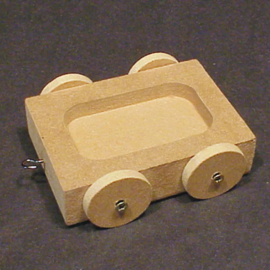 Forces Slopes Wooden Car