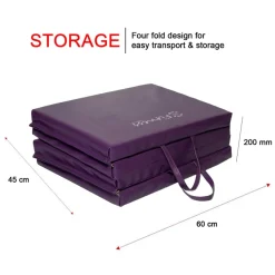 Four-Fold Gym Exercise Mat 6x2ft
