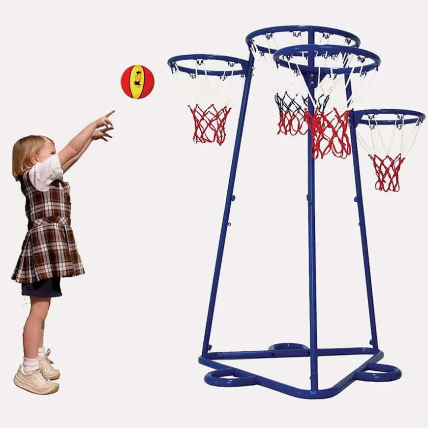 Four Hoop Basketball Trainer Unit